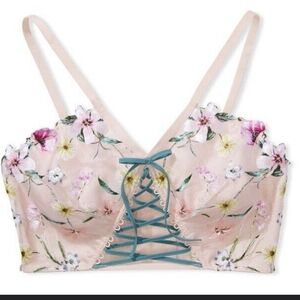 VS dream angels pink lace corset